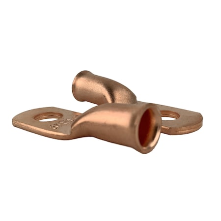 Grote Copper Lug, 6 Ga, 1/4in., Pk 2 82-9522